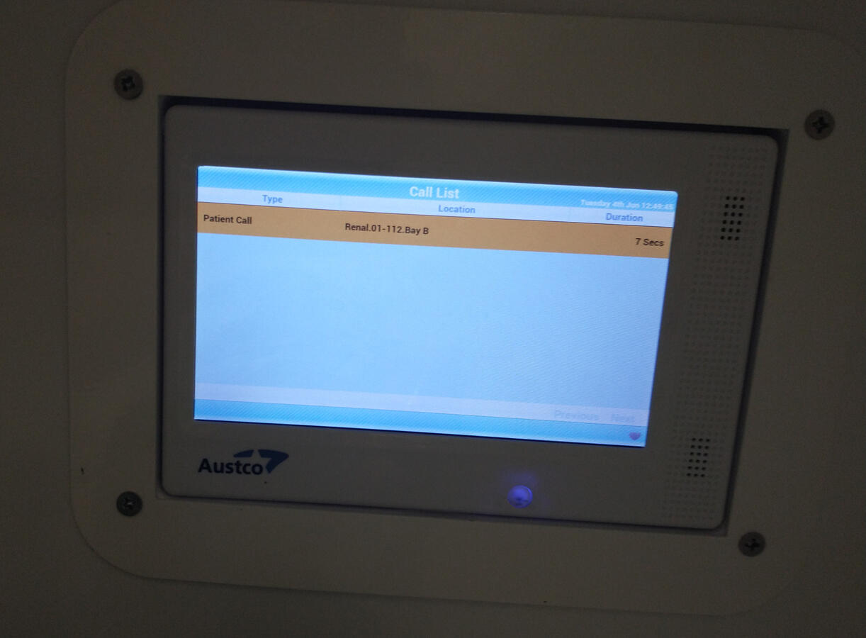 #Nursecall Under Desk Mini Display